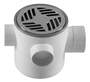 CAIXA SIF ASTRA REDONDA CROMADA 10X12CM